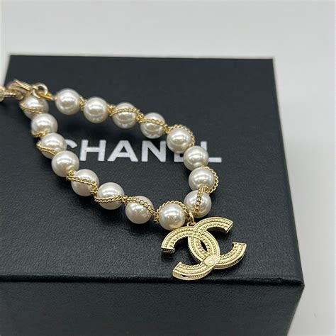 chanel pearl bracelet sale|Chanel pearl bracelet price.